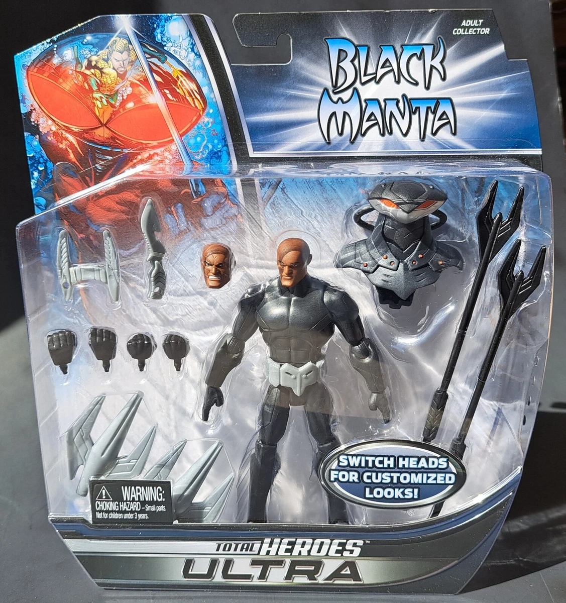 Mattel DC Total Heroes ULTRA Black Manta New