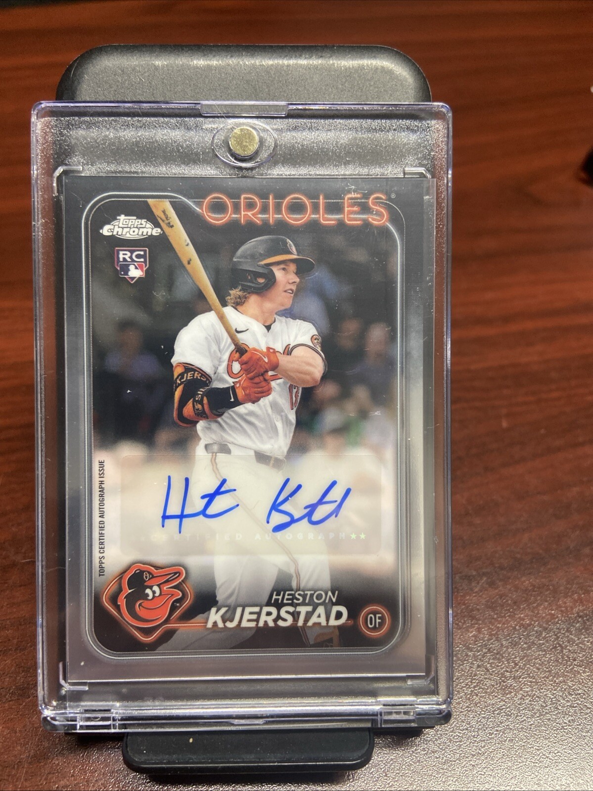 2024 Topps Chrome Update Heston Kjerstad Auto #AC-HK Rookie RC Orioles