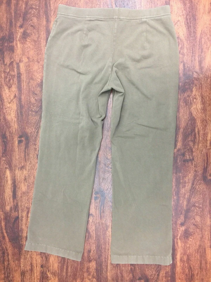 L.L. Pantalones deportivos de calentamiento BEAN pierna recta tiro clásico beige talla L Foto 4 de 4