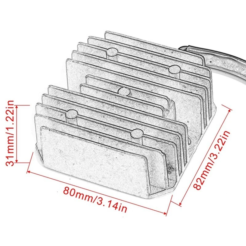 Regulador rectificador para Sym Shark 125 150 1999-2002 Jet 50/125/150 31600-M9Q-000 Foto 4 de 4