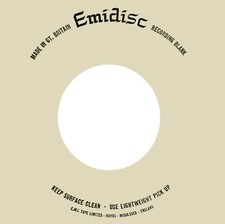 EMIDISC RECORDING BLANK FROM 1953 TO 1977 REPRODUCTION RECORD SLEEVE PACK OF 10