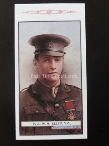 No.158 W.B. ALLEN Great War Victoria Cross Heroes 7th S. REPRODUKCJA Gallaher 1917 - Zdjęcie 1 z 1