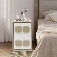 Modern Minimalist End Table, Bedside Table for Bedrooms, Floorstanding End Table