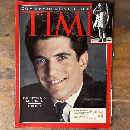 Vtg 1999 JFK Jr John F Kennedy Death Magazine Lot Commemorative Tribute Memorial - Foto 7 di 20