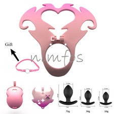 3D Resin Sissy Male Chastity Belt Cage Lock Shackle Restraint Device
