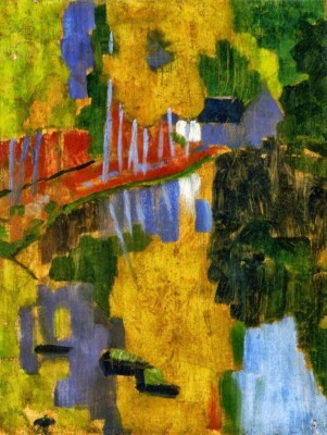 The Talisman by Paul Sérusier   1888 Symbolist Landmark   Nabi School Work