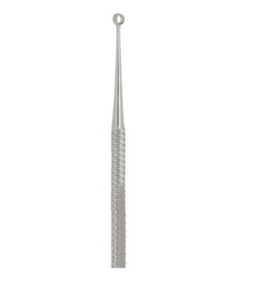 Heath Chalazion Curette, 4'', Double Edge, 1-Blunt/1-Sharp Edge, 2 mm, Size: 1