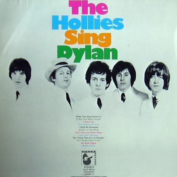The Hollies The Hollies Sing Dylan Hansa Vinyl LP | eBay