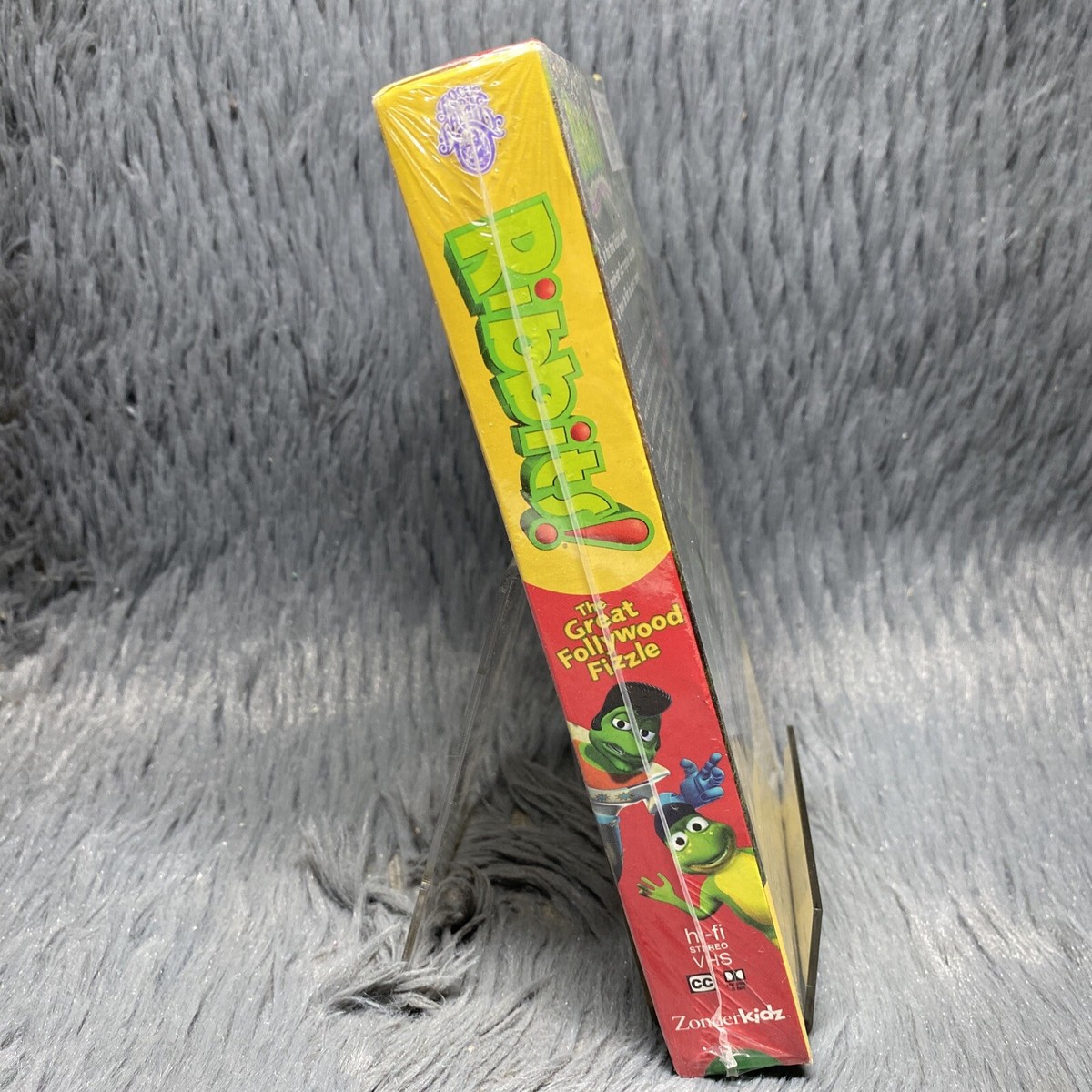 Ribbits! The Great Follywood Fizzle VHS Tape 2003 ZonderKidz