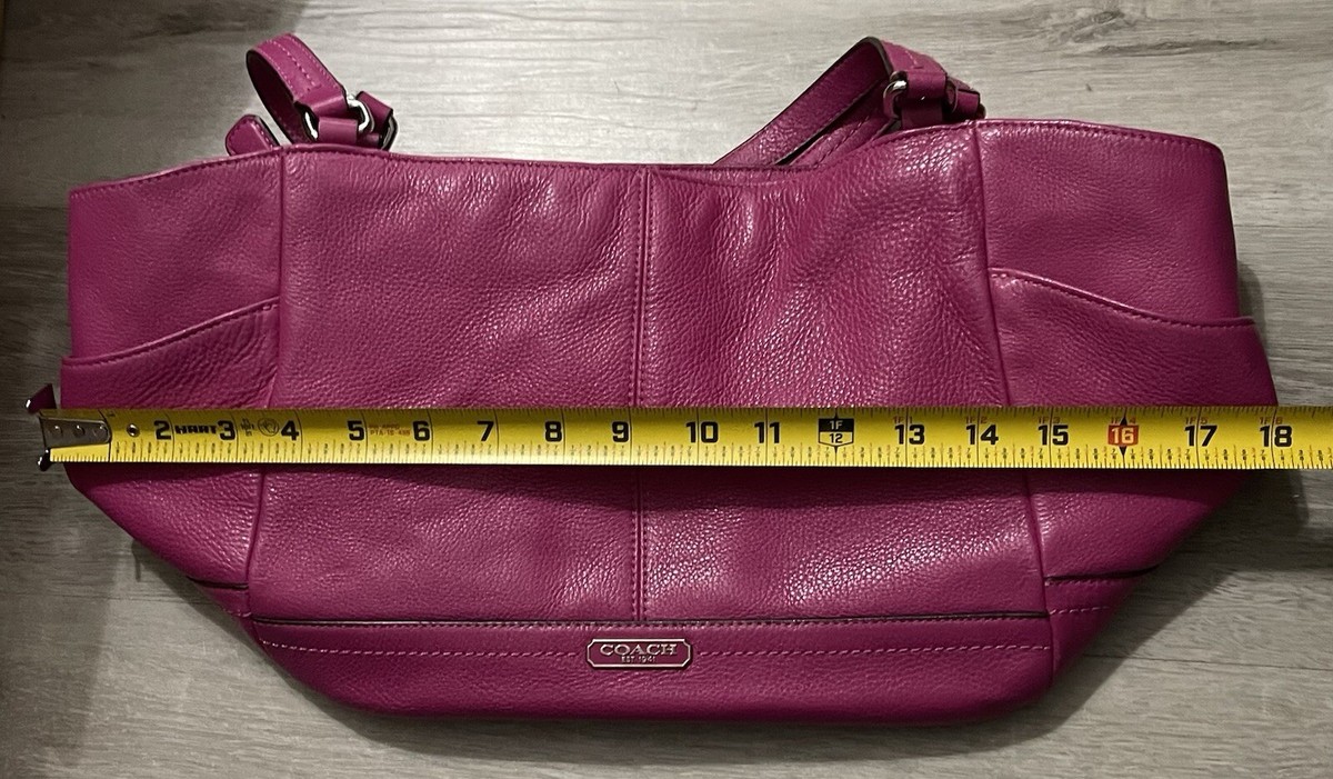 Vintage Hot Pink leather coach purse F1321-F23284 for sale online