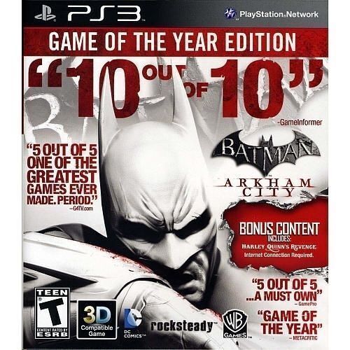 Ps3 Batman Arkham City Game of The Year Edition PlayStation 3 for sale  online