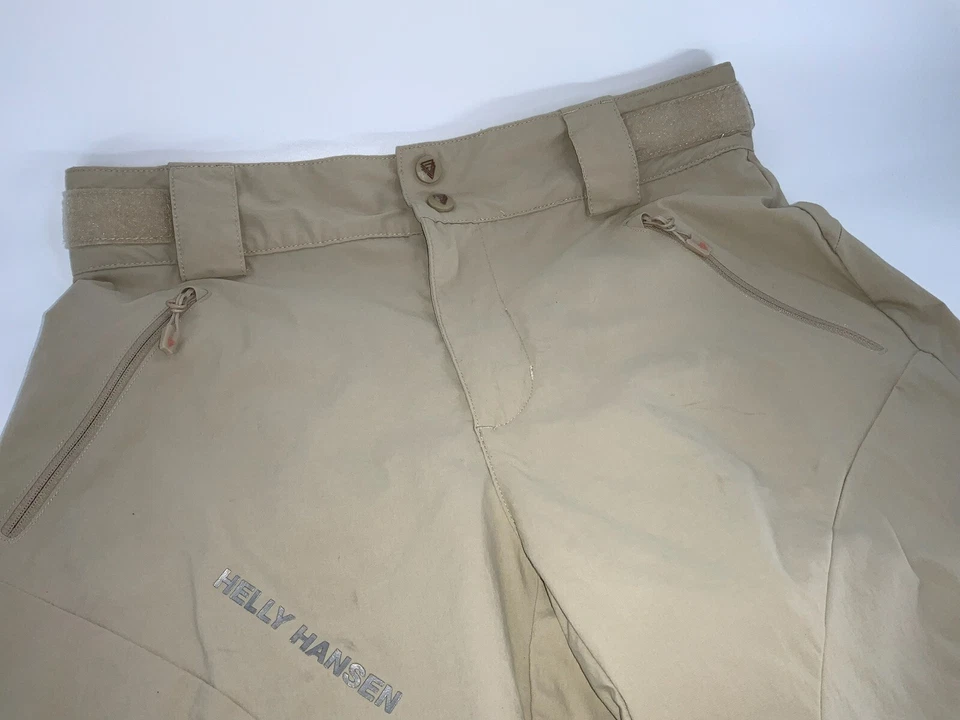 Pantalones Cortos de Senderismo Helly Hansen Odin Talla 30 Bronceado Nylon Spandex Planos Como Nuevos YGI G2-84 Foto 3 de 4