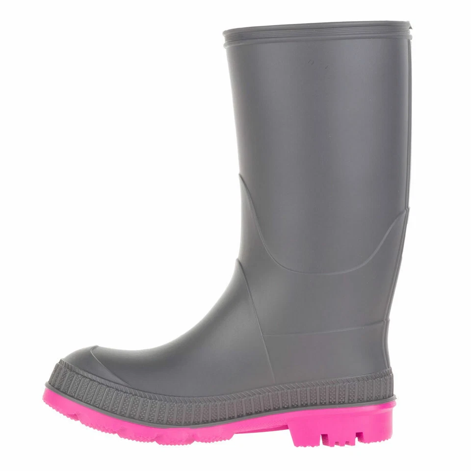 BOTA DE LLUVIA KAMIK para niños pequeños/niños Stomp carbón magenta (EK6149-CHM) Foto 2 de 4
