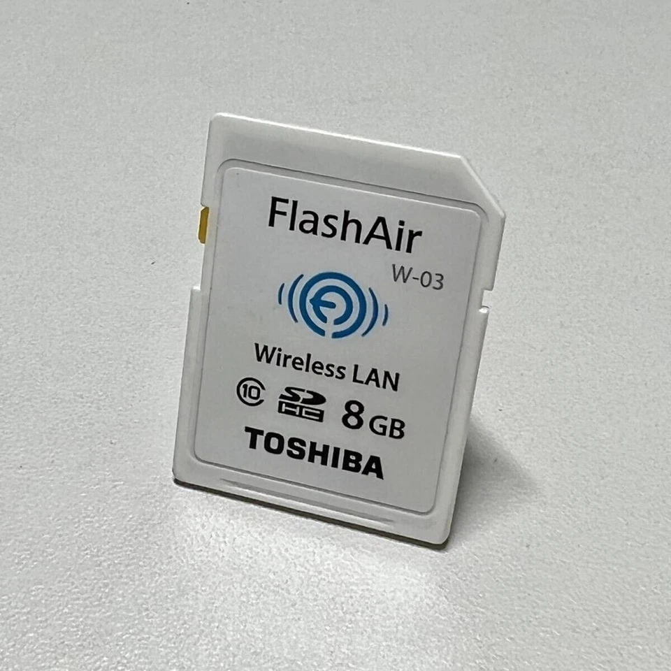 TOSHIBA FlashAir Wifi SD-Card 8GB Lot of 5 W-03 Photo Transfer to iPhone/Android - Image 2 of 3