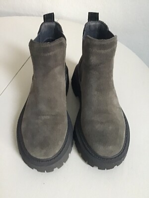 Carmela Wildleder Ankle Boots in Grau , Gr.37