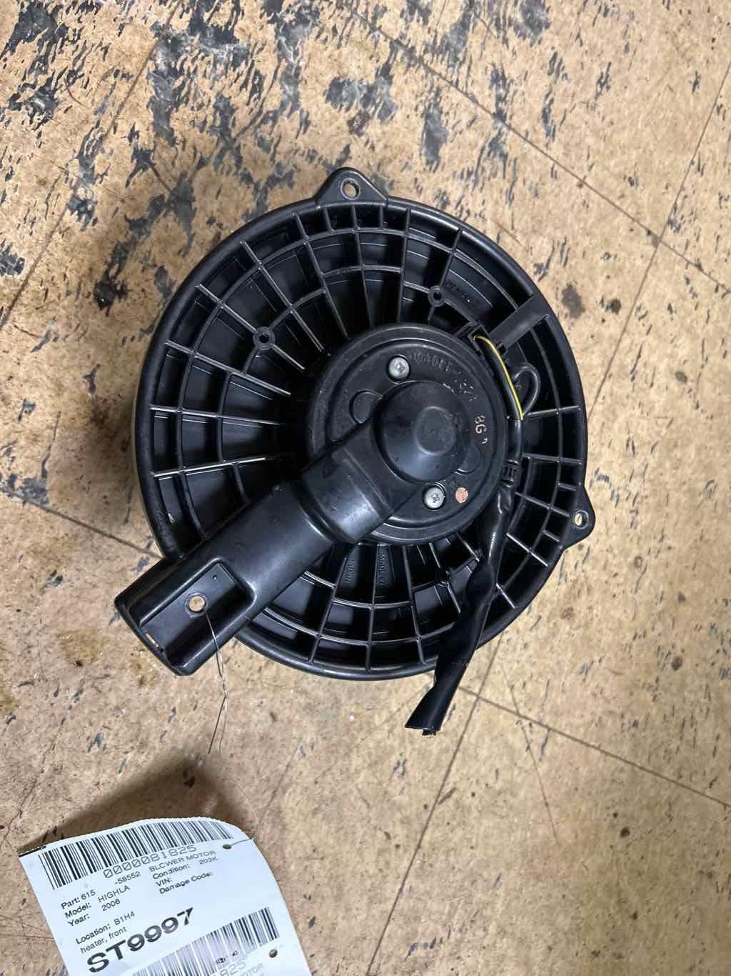 Blower Motor TOYOTA HIGHLANDER 01 02 03 04 05 06 07 eBay