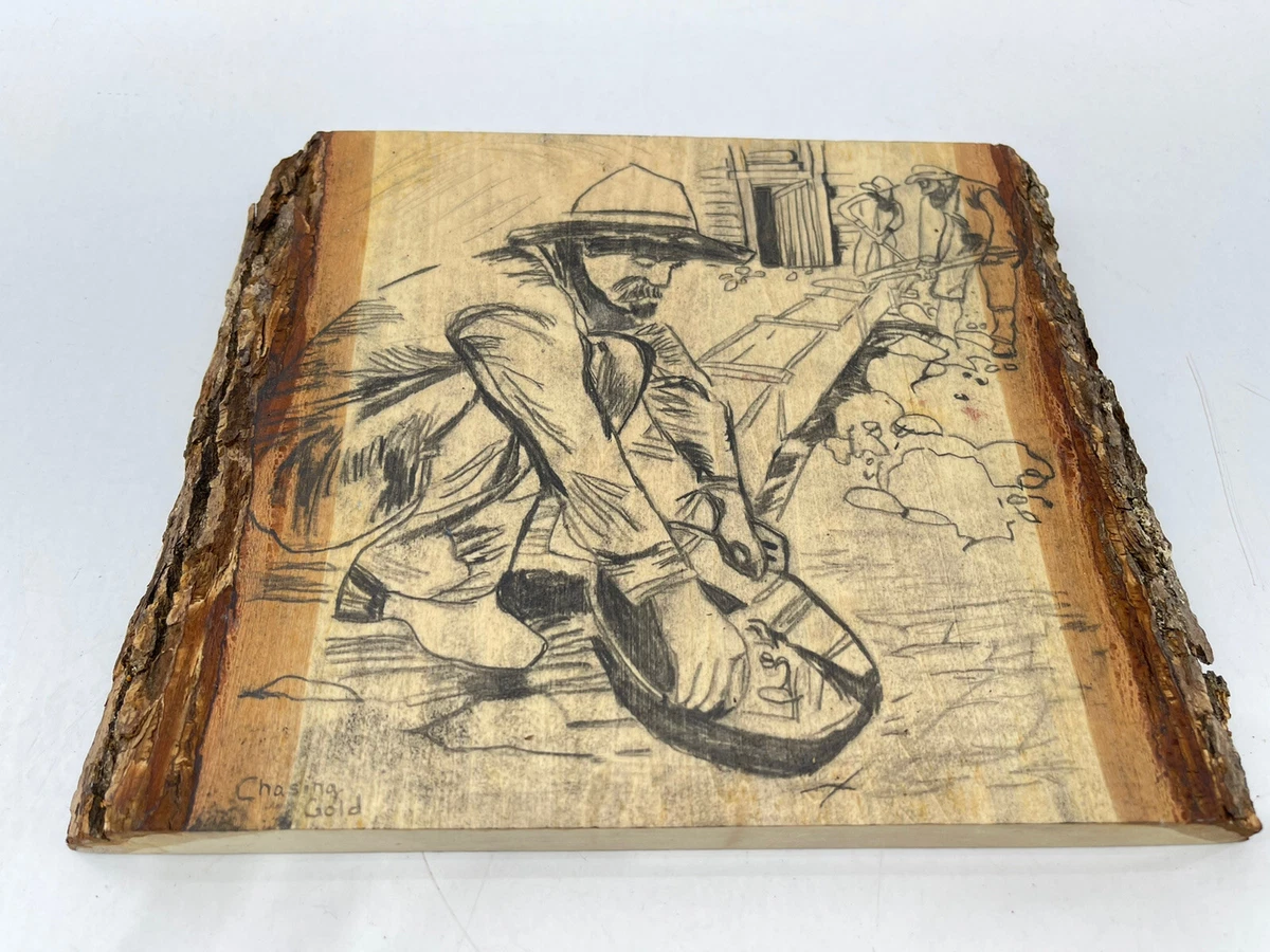 Wood clearance pencil drawing