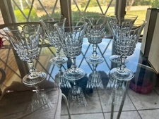 6 French lead crystal W.M.. Dalton no.2 wine   24% lead crystal glass w/box