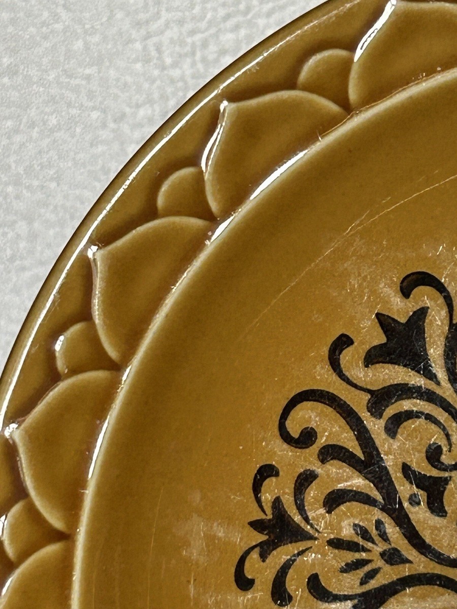 Vintage Golden Seville By Genuine Stoneware Japan Set Of 2 Dinner