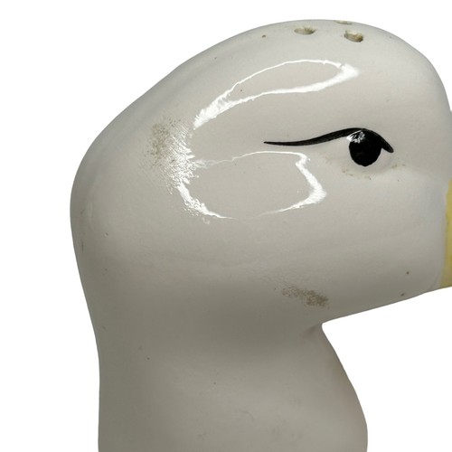 Vintage Testa d'Anatra Sale Pepe Shakers Caccia Uccellini Aviaria Antropomorina *LEGGI - Foto 15 di 20