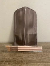 Mary Kay PINK EYE BRUSH SET w' Bag 3 Full Sized Brushes SEALED