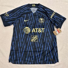 2022-23 Nike Men’s Club America Blue Away Soccer Jersey Large L Liga MX Mexico