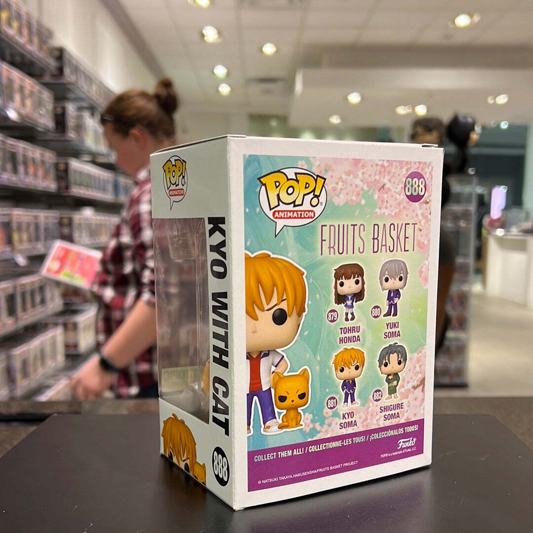 Funko Pop! Fruits Basket Kyo With Cat (Hot Topic) eBay