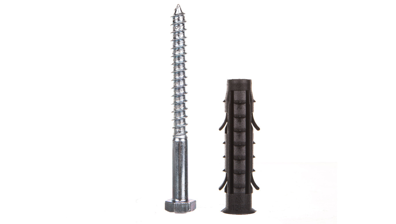 Wall plug with screw /key/ KRN fi12 6x80 22.185 /50 pcs./ /T2UK