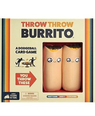 THROW THROW BURRITO A DODGEBALL CARD GAME BY EXPLODING KITTENS -  BRAND NEW