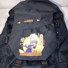 Satchel Genshin Impact Albedo Backpack Student Schoolbag Teenager Shoulder Bags