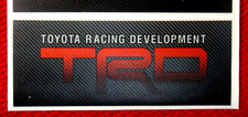 "TOYOTA Racing Development TRD" logo decal sticker - 100 x 40 mm