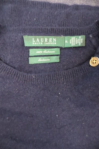 RALPH LAUREN MAGLIONE DONNA Tg. XL WOMAN CASUAL SWEATER CASHMERE VINTAGE - Foto 7 di 9