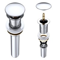 Design Automatik-Ablaufgarnitur Push Open Ventil Abfluss - Ohne ÜBerlauf