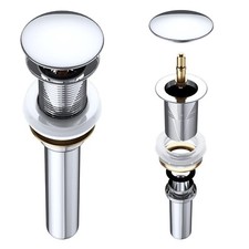 Design Automatik-Ablaufgarnitur Push Open Ventil Abfluss - ohne Überlauf