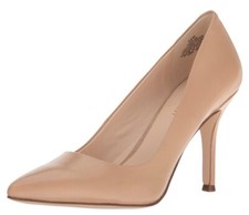 Nine West Flax Pointed Toe Pump, Women's Size 8M, Natural