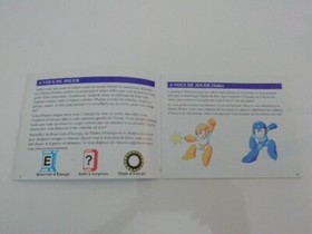 Notice Jeu Nintendo NES Megaman 3 / Mega Man 3 Version FRA