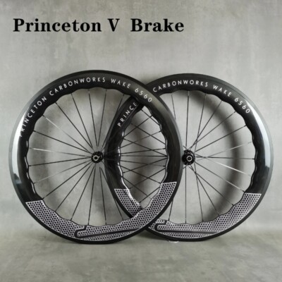 Jeu De Roues Carbone 700c 6560 Pour Vélo De Route - V-brake Pneus Tubeless - Brillant