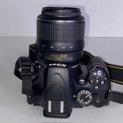 Nikon D5100 Camera w 18-55mm f/3.5-5.6 Lens + 55-200mm ED VR Lens