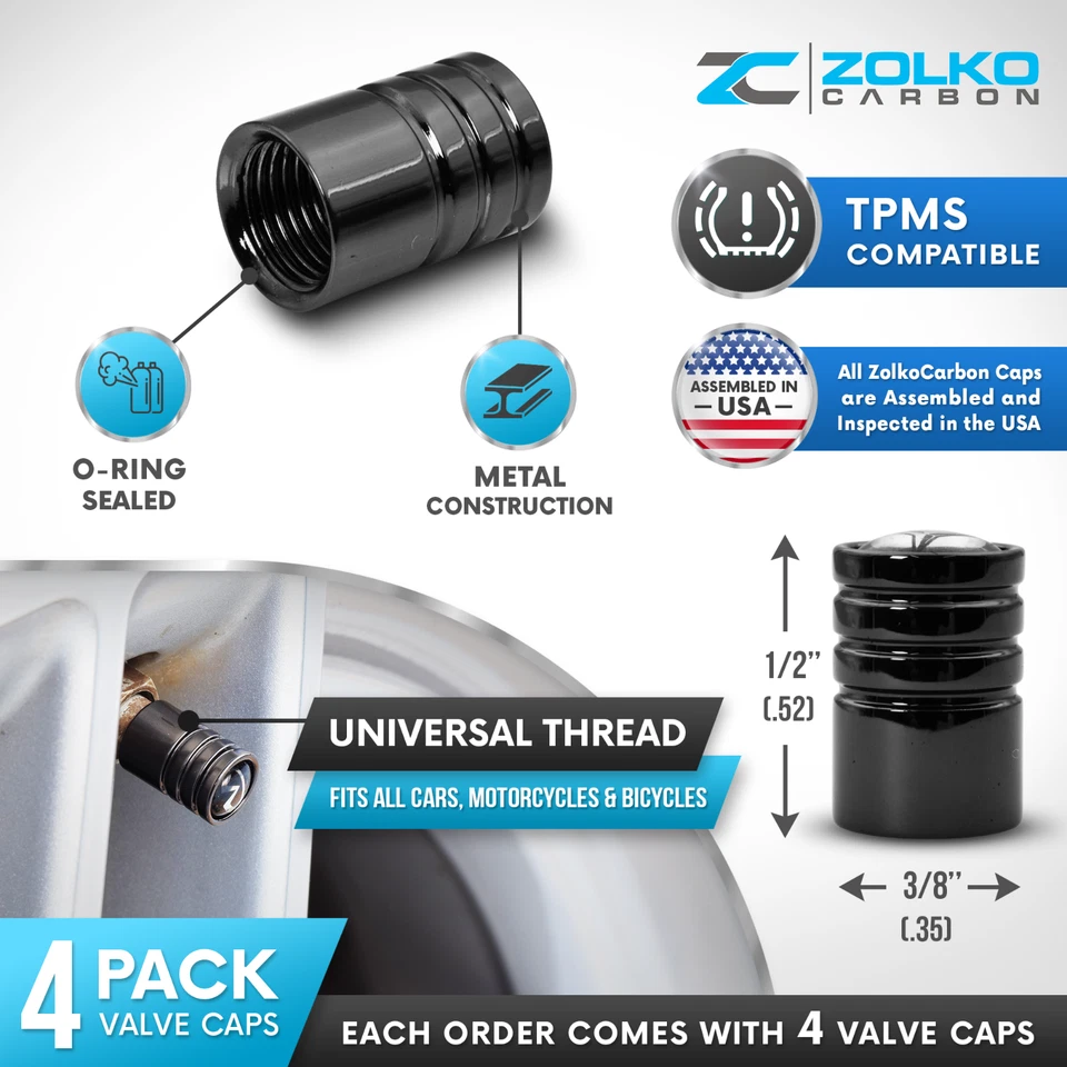 TAPAS DE VÁSTAGO DE VÁLVULA NEUMÁTICO DE RUEDA 4 PIEZAS OPCIÓN DE 2 COLORES - VENDEDOR DE EE. UU. Foto 2 de 2