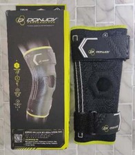 Adult Sz S Donjoy Stabilizing Knee Sleeve Neoprene With Medial Lateral Stays New