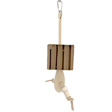 1301 Cardboard Spoon Chewer - Handcrafted Chewable Bird Cage Toy