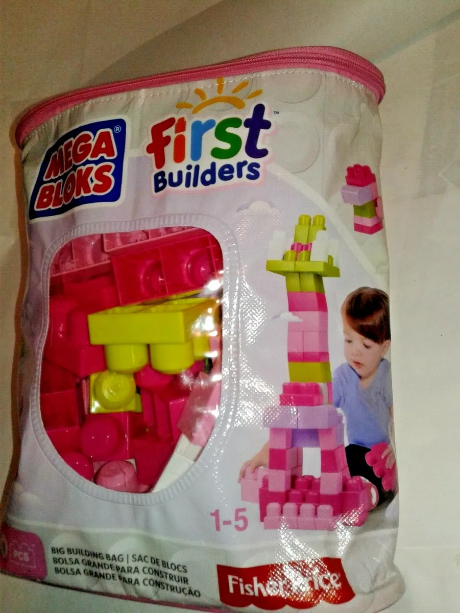 Mega bloks cheap first builders pink