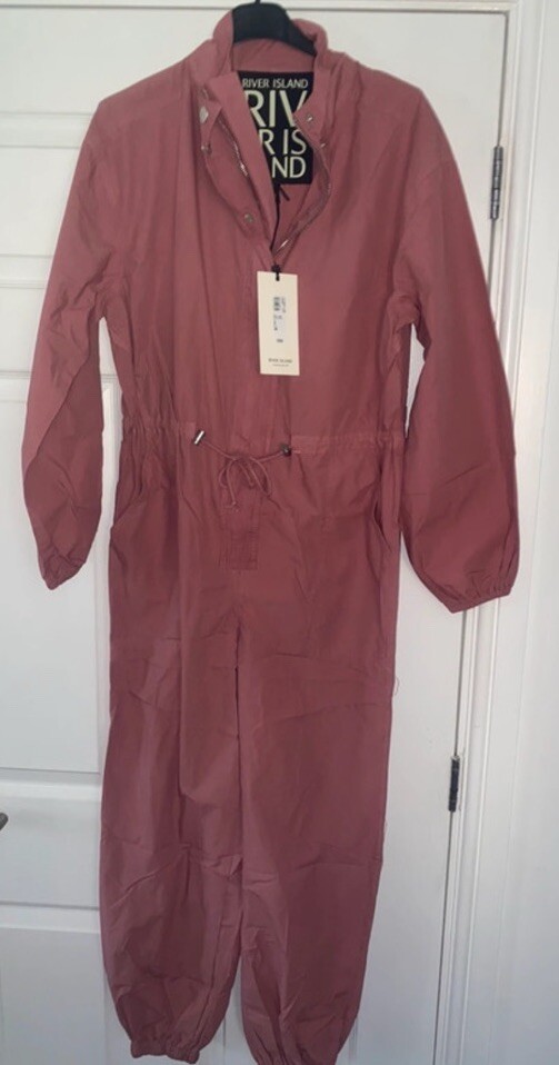 River Island Black Utility Boiler Suit River Island Denim Boiler