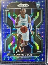 2021-22 Panini Prizm NBA 75th Anniversary Prizm Scottie Lewis #287 Rookie RC