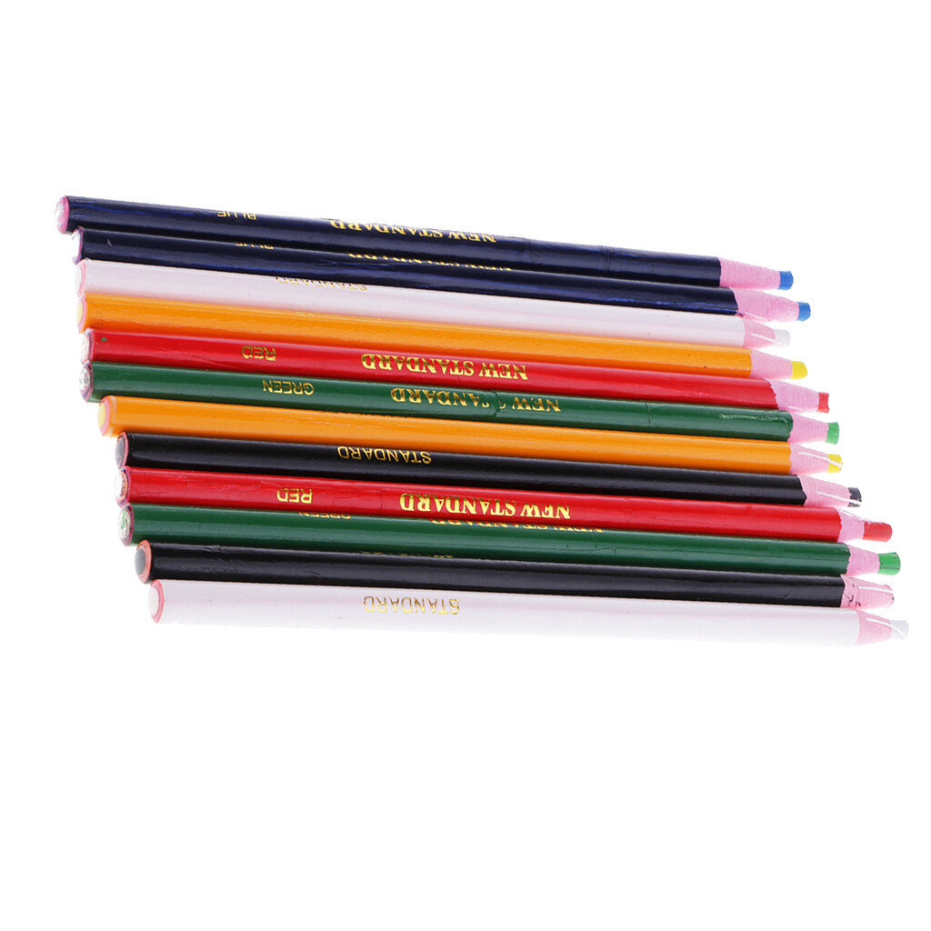 12pcs Markers Chinagraph Pencil for Fabric eBay