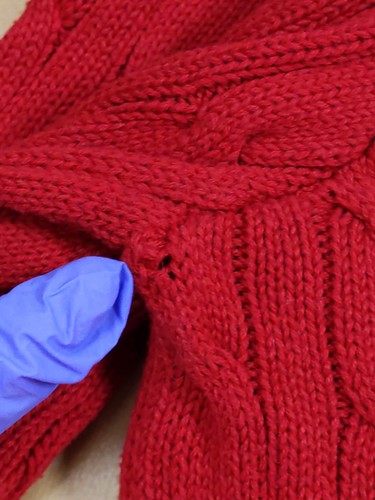 Polo Ralph Lauren Boys XL (18-20) Red Cable Knit 100% Cotton Pullover Sweater - Picture 8 of 17