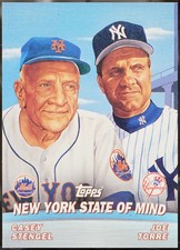 2001 Topps - Combos New York State of Mind (Casey Stengel / Joe Torre) #TC10 EX