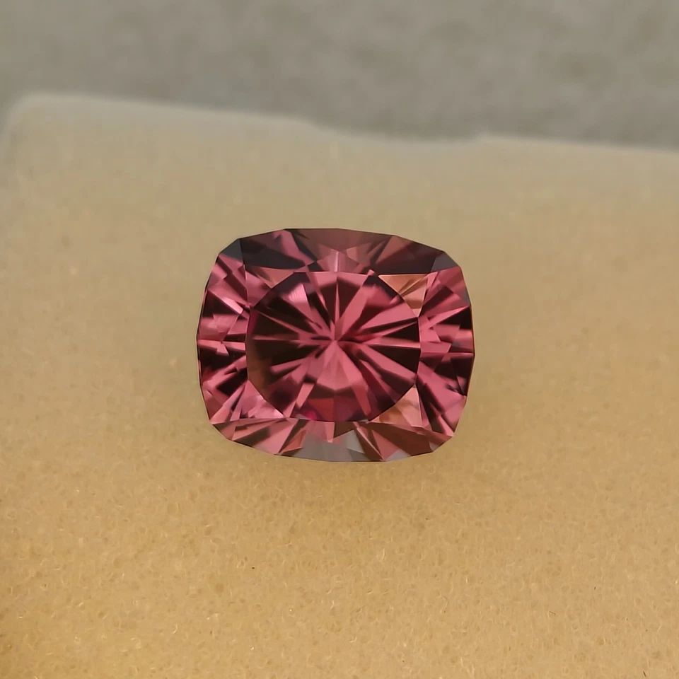 Precision Cut - 8.05 Ct Lab Alexandrite, 10x12 MM Cushion Cut Alexandrite - Image 4 of 4