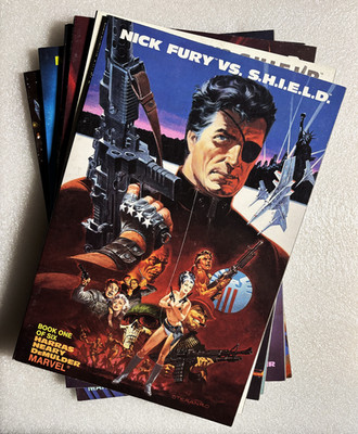Nick Fury vs Shield #1-6, Complete (1988) Marvel Series Complete Run /Set*