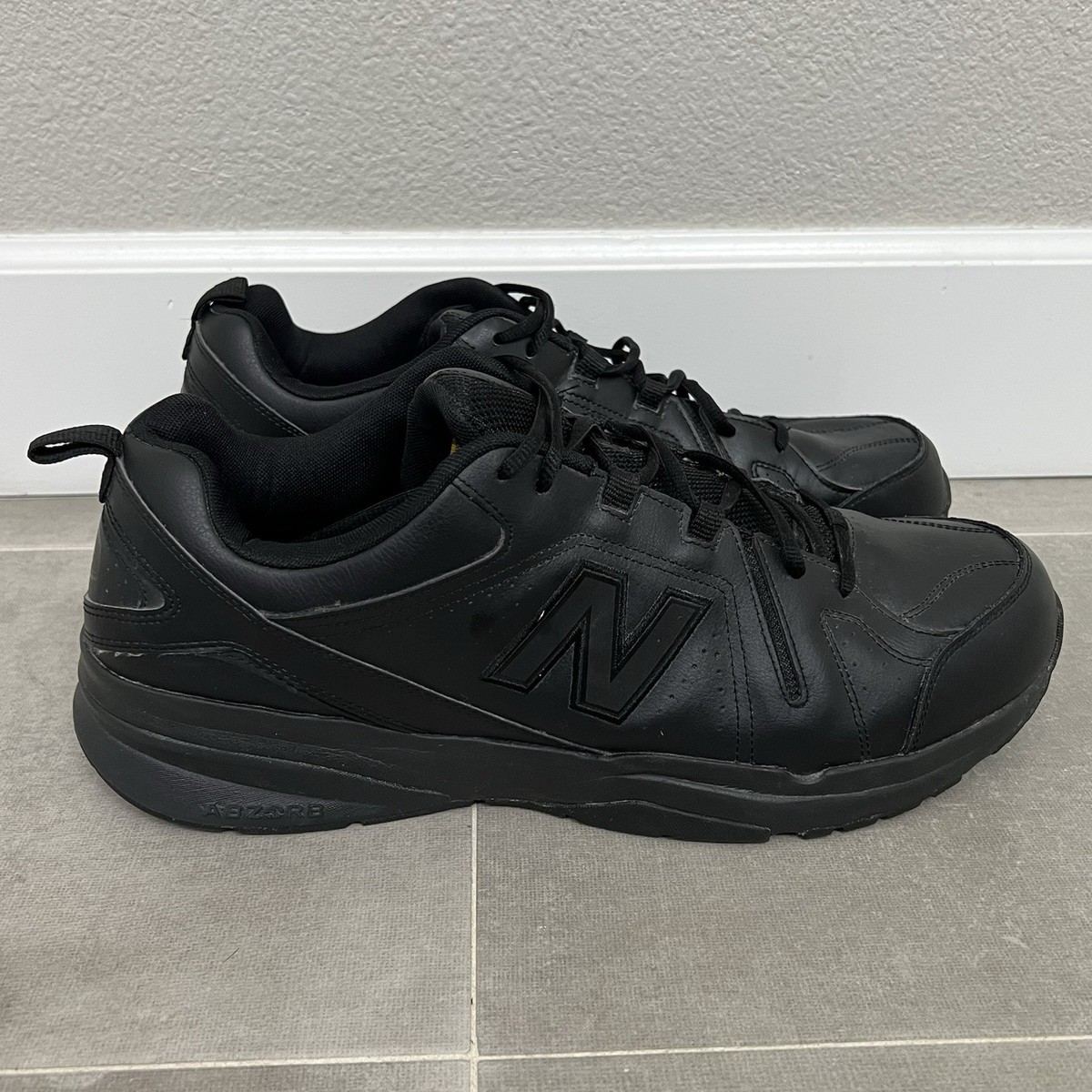 New Balance 608 Men's Size 17 Black Slip Resistant Walking Shoes